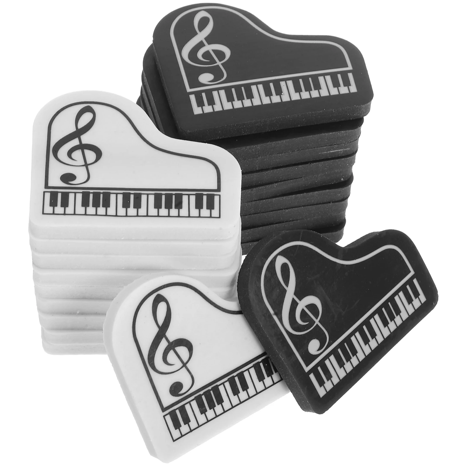 20 pcs Piano Shaped Erasers Cute Small Lightweight for Students Kids School Rewards Gifts Classroom Supplies Musical Notes
20 pcs Piano Shaped Erasers Cute Small Lightweight for Students Kids School Rewards Gifts Classroom Supplies Musical Notes