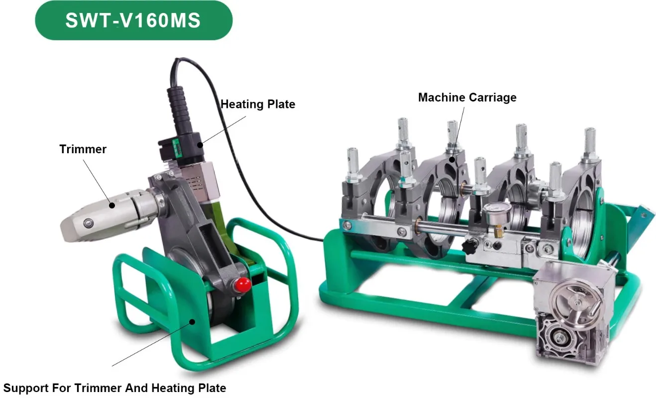 Swt-V160/50H Pe Manual Butt Fusion Welding Machine for HDPE Pipe Welding Machine for Polyethylene Pipe Jointing Equipment for
Swt-V160/50H Pe Manual Butt Fusion Welding Machine for HDPE Pipe Welding Machine for Polyethylene Pipe Jointing Equipment for