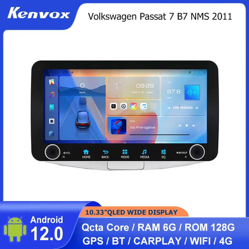 10.33" WIDE QLED2 din Android Car radio For Volkswagen Passat 7 B7 NMS 11-15 Multimedia GPS Navigation Autoradio video head unit
10.33" WIDE QLED2 din Android Car radio For Volkswagen Passat 7 B7 NMS 11-15 Multimedia GPS Navigation Autoradio video head unit