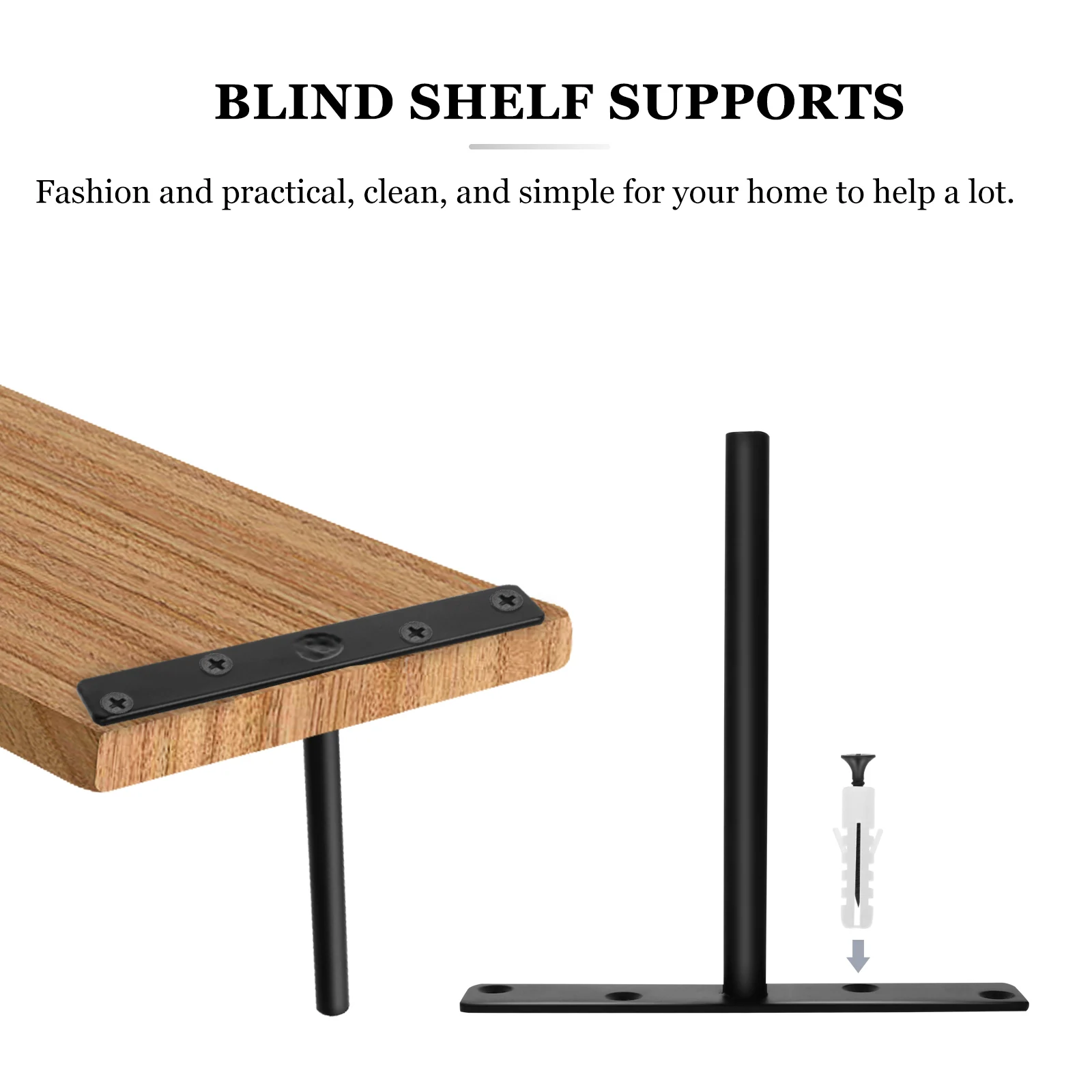 Invisible Shelf Supports Heavy Duty Floating Wall Mounted Brackets Hidden Mounting Thick Coating Durable Craft Spray Paint Shelf
Invisible Shelf Supports Heavy Duty Floating Wall Mounted Brackets Hidden Mounting Thick Coating Durable Craft Spray Paint Shelf