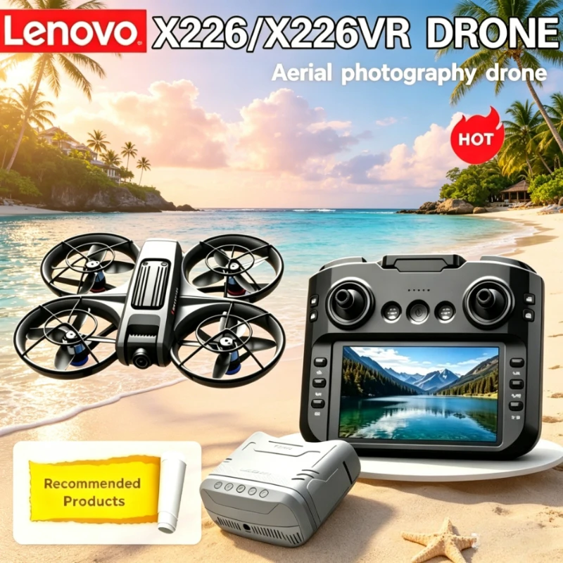 Lenovo X226/X226VR Drone 8K Professional Remote Control Helicopter Plane RC 4K Drone With Screen Quadcopter Toys Gift for Kids
Lenovo X226/X226VR Drone 8K Professional Remote Control Helicopter Plane RC 4K Drone With Screen Quadcopter Toys Gift for Kids