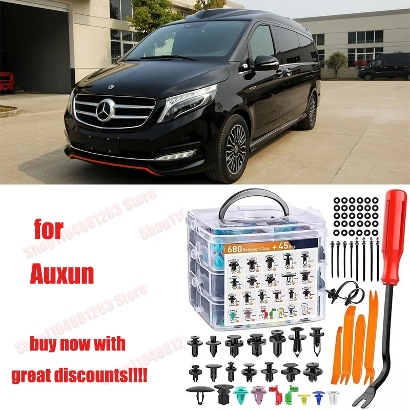 For Auxun BMW VW Toyota Car Plastic Retainer Clips Kit 680+45pcs Auto Fender Push Pin Car Fastener Clip Mixed Set
For Auxun BMW VW Toyota Car Plastic Retainer Clips Kit 680+45pcs Auto Fender Push Pin Car Fastener Clip Mixed Set
