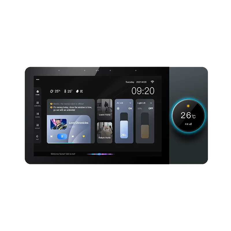Центральная панель управления Tuya 8 дюймов с поддержкой WiFi, Zigbee и 485, может управлять умными выключателями, умными розетками, светом, шторами, музыкой.
Центральная панель управления Tuya 8 дюймов с поддержкой WiFi, Zigbee и 485, может управлять умными выключателями, умными розетками, светом, шторами, музыкой.