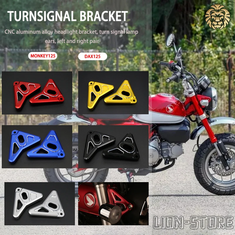 ДЛЯ HONDA MSX125 MONKEY 125 JB02 JB03 DAX 125 JB04 2019 2020 2024, аксессуары, кронштейн указателя поворота, держатель лампы из алюминиевого сплава
ДЛЯ HONDA MSX125 MONKEY 125 JB02 JB03 DAX 125 JB04 2019 2020 2024, аксессуары, кронштейн указателя поворота, держатель лампы из алюминиевого сплава