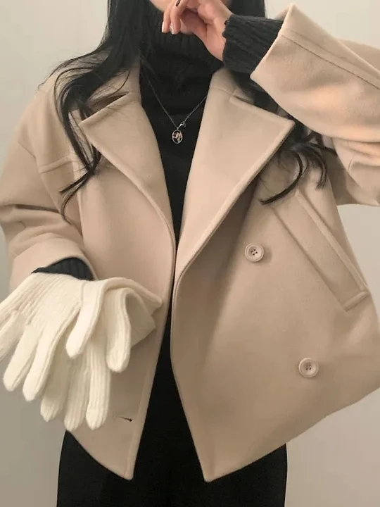 Зимнее шерстяное пальто в стиле ретро Briti Sle, двубортный воротник, женская универсальная ветровка, верхняя одежда, длинная длинная одежда...
Зимнее шерстяное пальто в стиле ретро Briti Sle, двубортный воротник, женская универсальная ветровка, верхняя одежда, длинная длинная одежда...