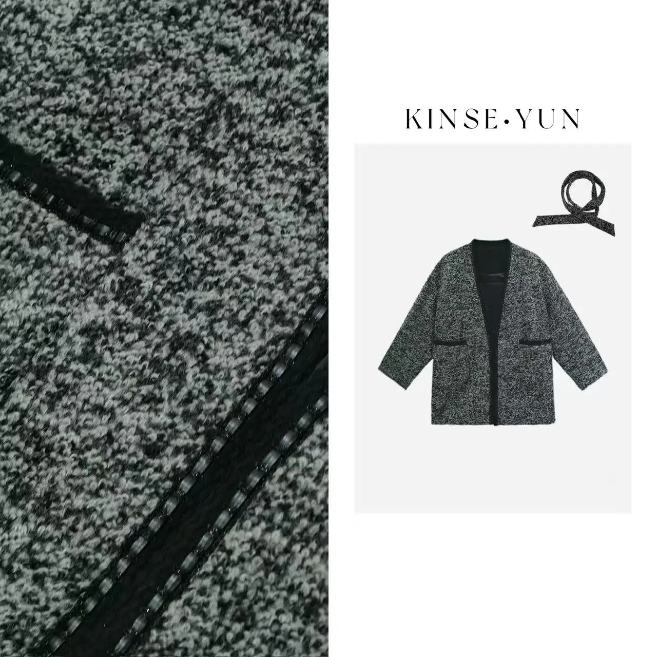 Пальто KINSE YUN Tianxing из смешанной ткани, роскошное, в стиле «ленивый шик», с цветочным узором, шерстяное, средней длины, верхняя одежда QD665, женское модное зимнее пальто
Пальто KINSE YUN Tianxing из смешанной ткани, роскошное, в стиле «ленивый шик», с цветочным узором, шерстяное, средней длины, верхняя одежда QD665, женское модное зимнее пальто