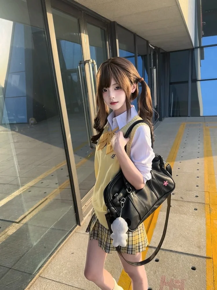 Original Japanese Sle Knitted Sweater Vest Women's Casual College Faion Polyester Fiber U-Neline Moderate Warmth ...
Original Japanese Sle Knitted Sweater Vest Women's Casual College Faion Polyester Fiber U-Neline Moderate Warmth ...