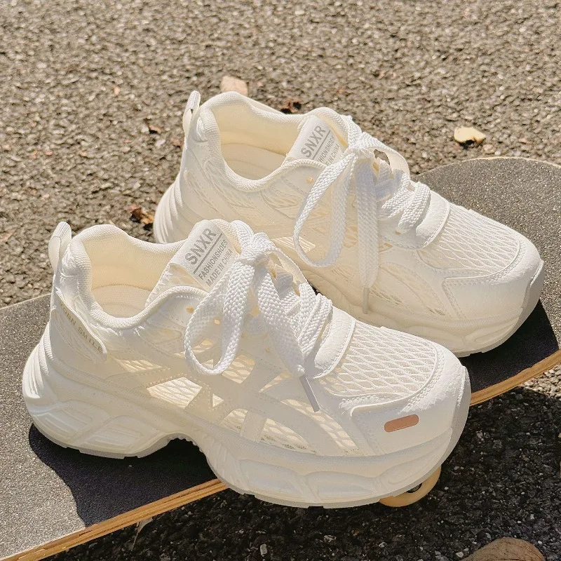 New Women's Shoes Exquisite Air Mesh Chunky Sneakers for Woman Comfortable Vacation Casual Shoes Designer Shoes Zapatillas Mujer
New Women's Shoes Exquisite Air Mesh Chunky Sneakers for Woman Comfortable Vacation Casual Shoes Designer Shoes Zapatillas Mujer