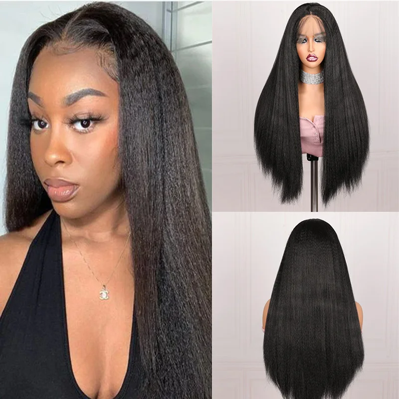 Long Soft 180Density 26“ Kinky Curly Lace Front Wig For Black Women BabyHair Black Glueless Preplucked Heat Resistant Daily Wig
Long Soft 180Density 26“ Kinky Curly Lace Front Wig For Black Women BabyHair Black Glueless Preplucked Heat Resistant Daily Wig