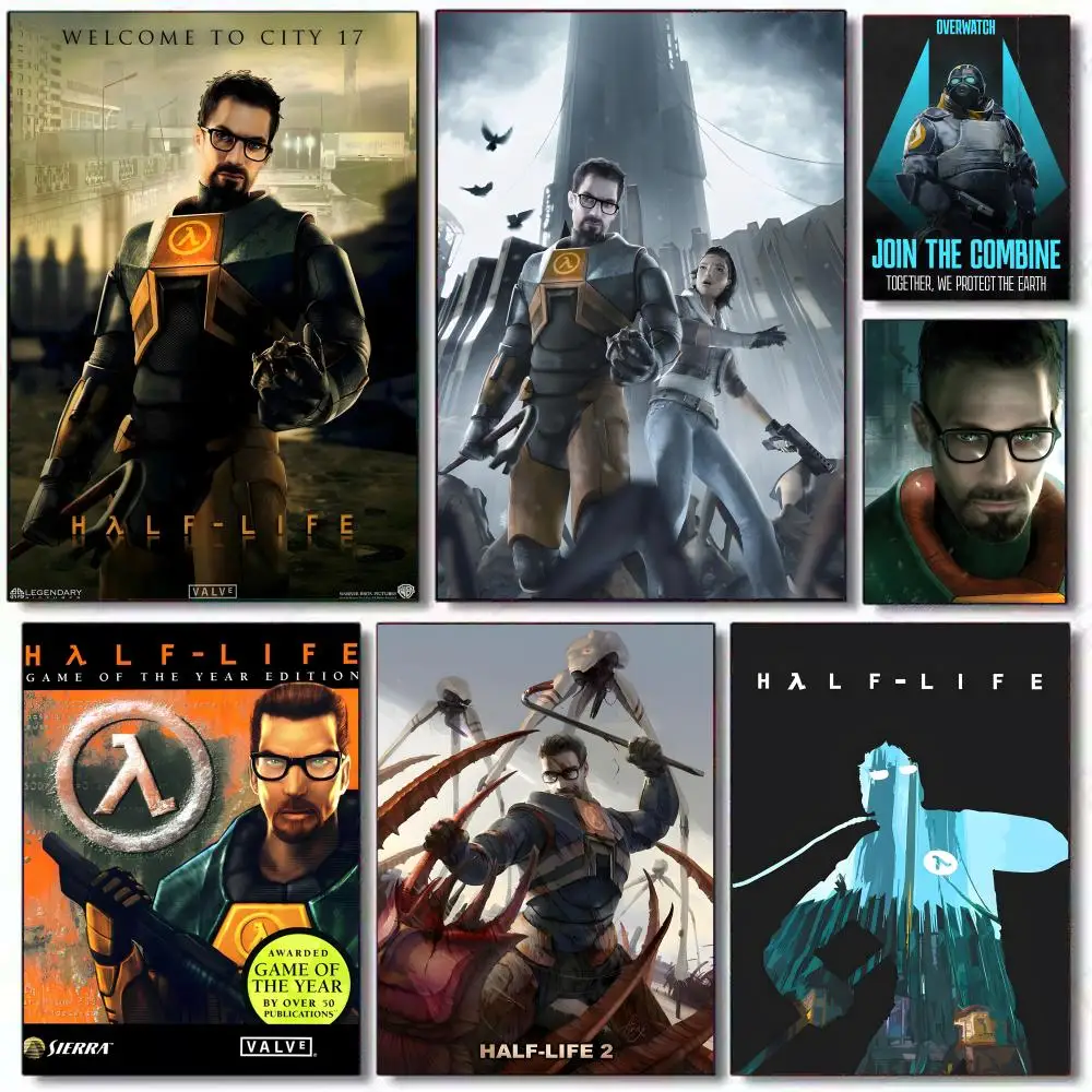 Game H-Half Life 2 Painting Calligraphy Premium Waterproof Canvas Poster Wall Art for Living Room Bedroom Home Decoration Gift
Game H-Half Life 2 Painting Calligraphy Premium Waterproof Canvas Poster Wall Art for Living Room Bedroom Home Decoration Gift
