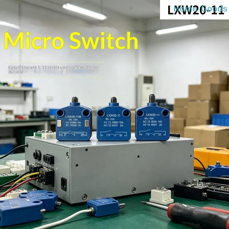 preferredLXW20-11/M Limit Switch Stroke PUSH Slug Column Micro Travel Silver Contact Blue 16A 1NO 1NC Press type micro switch
preferredLXW20-11/M Limit Switch Stroke PUSH Slug Column Micro Travel Silver Contact Blue 16A 1NO 1NC Press type micro switch