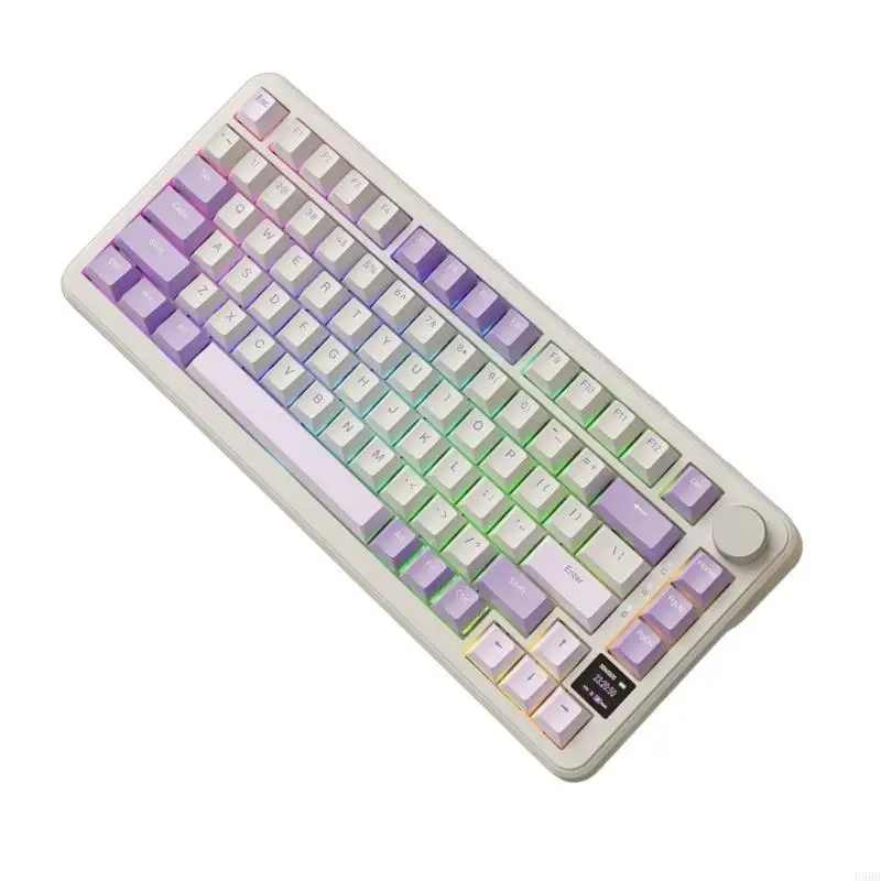 D5BB X85PRO 81Key Механическая поддержка клавиатуры BT5/2,4G/USB C Hot Swappable с помощью ручки демпфирует пенопластовые слои
D5BB X85PRO 81Key Механическая поддержка клавиатуры BT5/2,4G/USB C Hot Swappable с помощью ручки демпфирует пенопластовые слои