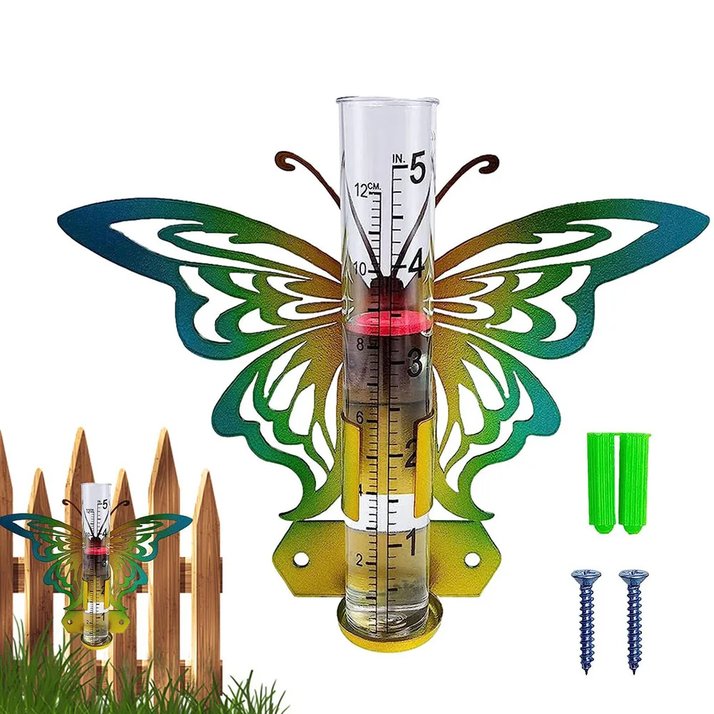 1pcs Outdoor Glass Rain Gauge Collector Drangonfly Butterfly Type With Metal Art Garden Tube Garden Supplies
1pcs Outdoor Glass Rain Gauge Collector Drangonfly Butterfly Type With Metal Art Garden Tube Garden Supplies