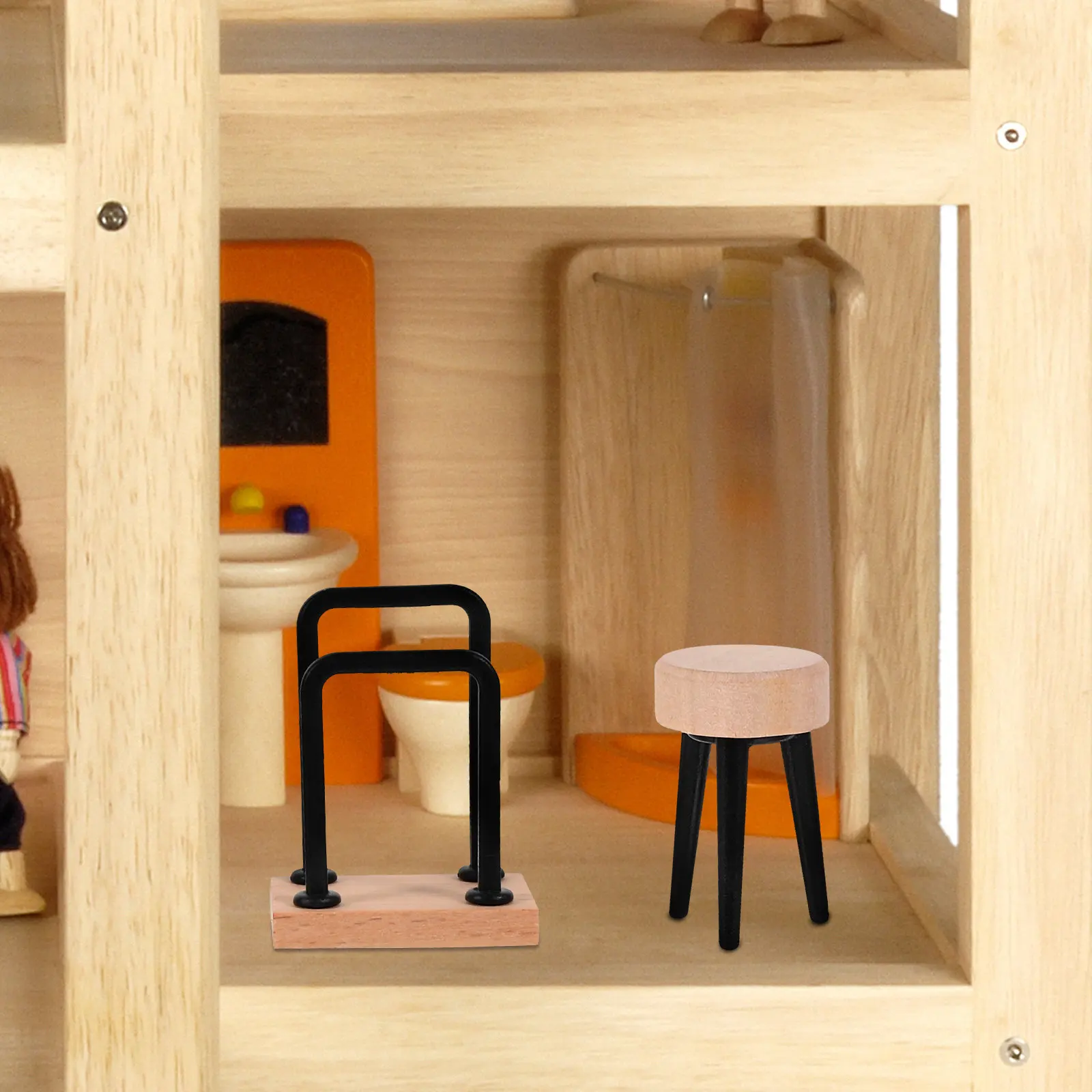 5Pcs Miniature Bathroom Furniture Simulation Set for 1:12 Scale Dollhouse Realistic Shower Room Accessories Dollhouse Bathroom
5Pcs Miniature Bathroom Furniture Simulation Set for 1:12 Scale Dollhouse Realistic Shower Room Accessories Dollhouse Bathroom