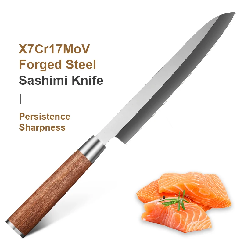 8-inch Right hand knife Japan Sashimi Knife Salmon knife Sushi chef knife Fine dining restaurant Fillet knife Kitchen knife
8-inch Right hand knife Japan Sashimi Knife Salmon knife Sushi chef knife Fine dining restaurant Fillet knife Kitchen knife
