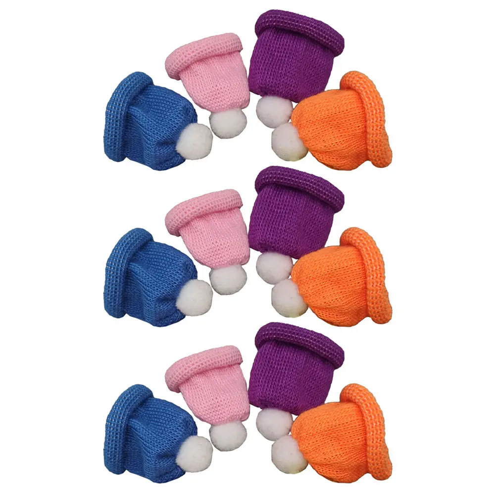 12Pcs Mini Woolen Yarn Christmas Hats Small Knitting Caps Festive Holiday Decoration DIY Mini Christmas Knitting Hats
12Pcs Mini Woolen Yarn Christmas Hats Small Knitting Caps Festive Holiday Decoration DIY Mini Christmas Knitting Hats
