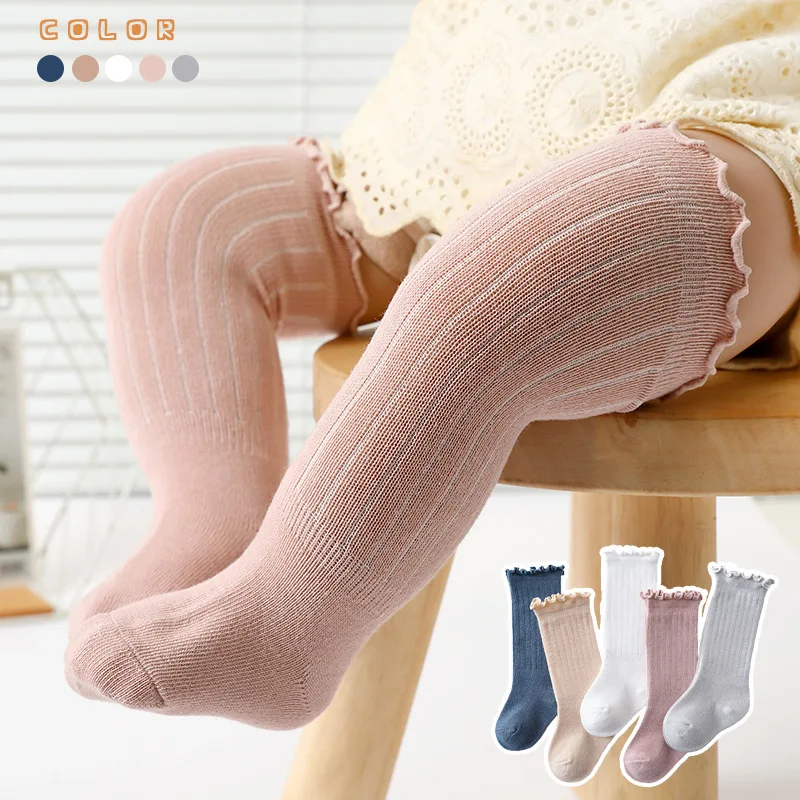 1Pairs Baby Socks Boys Girls Knee High Kids Frilly Solid Cotton Long Socks Infant Newborn Summer Children Ruffle Cute Socks
1Pairs Baby Socks Boys Girls Knee High Kids Frilly Solid Cotton Long Socks Infant Newborn Summer Children Ruffle Cute Socks