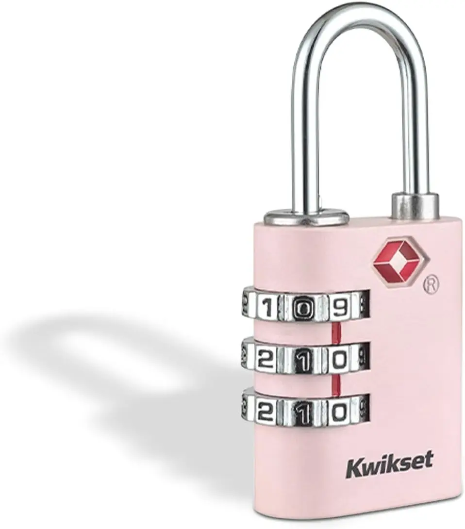 3-Digit Combination Luggage Lock, TSA Approved Travel Suitcase Lock, Pink, 1 Pack
3-Digit Combination Luggage Lock, TSA Approved Travel Suitcase Lock, Pink, 1 Pack