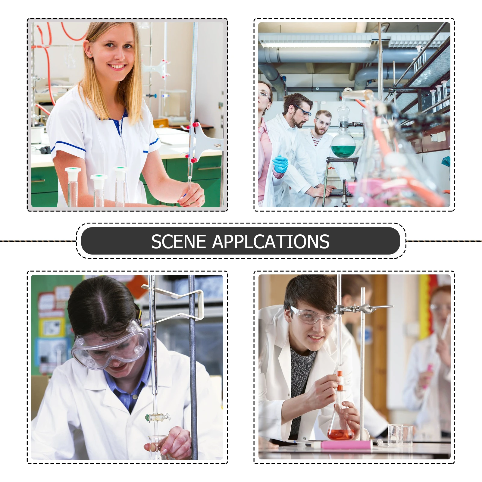 Plastic Titration Clip Lab Experiment Stand Clamp Tube School Supply Double Buret Fixing Accessories American Style
Plastic Titration Clip Lab Experiment Stand Clamp Tube School Supply Double Buret Fixing Accessories American Style