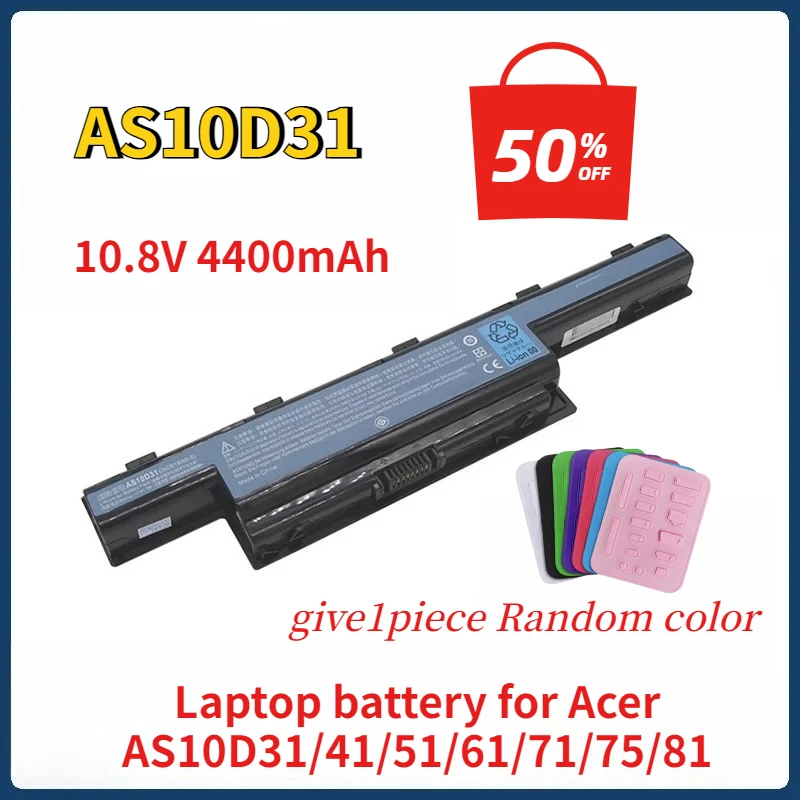 Аккумулятор для ноутбука, 6 ячеек, 56 Втч, 10,8 В, 4800 мАч, для Acer AS10D31 AS10D51 AS10D71 AS10D81 для Aspire 4741 5552G 5742 5733 5750 5741G
Аккумулятор для ноутбука, 6 ячеек, 56 Втч, 10,8 В, 4800 мАч, для Acer AS10D31 AS10D51 AS10D71 AS10D81 для Aspire 4741 5552G 5742 5733 5750 5741G