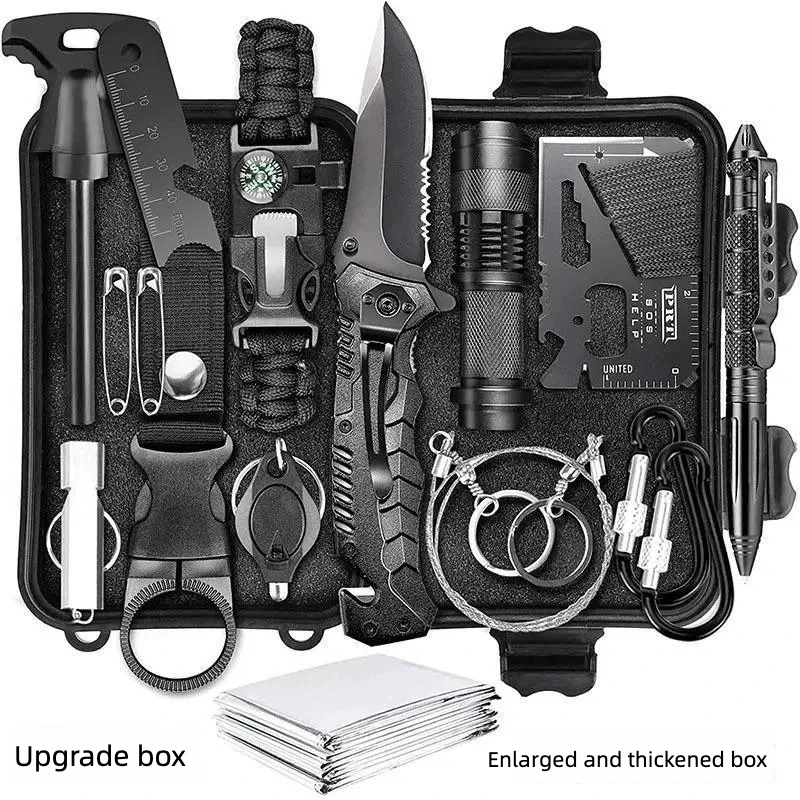Emergency equipment set, multi-functional combination tool, suitable for outdoor products
Emergency equipment set, multi-functional combination tool, suitable for outdoor products
