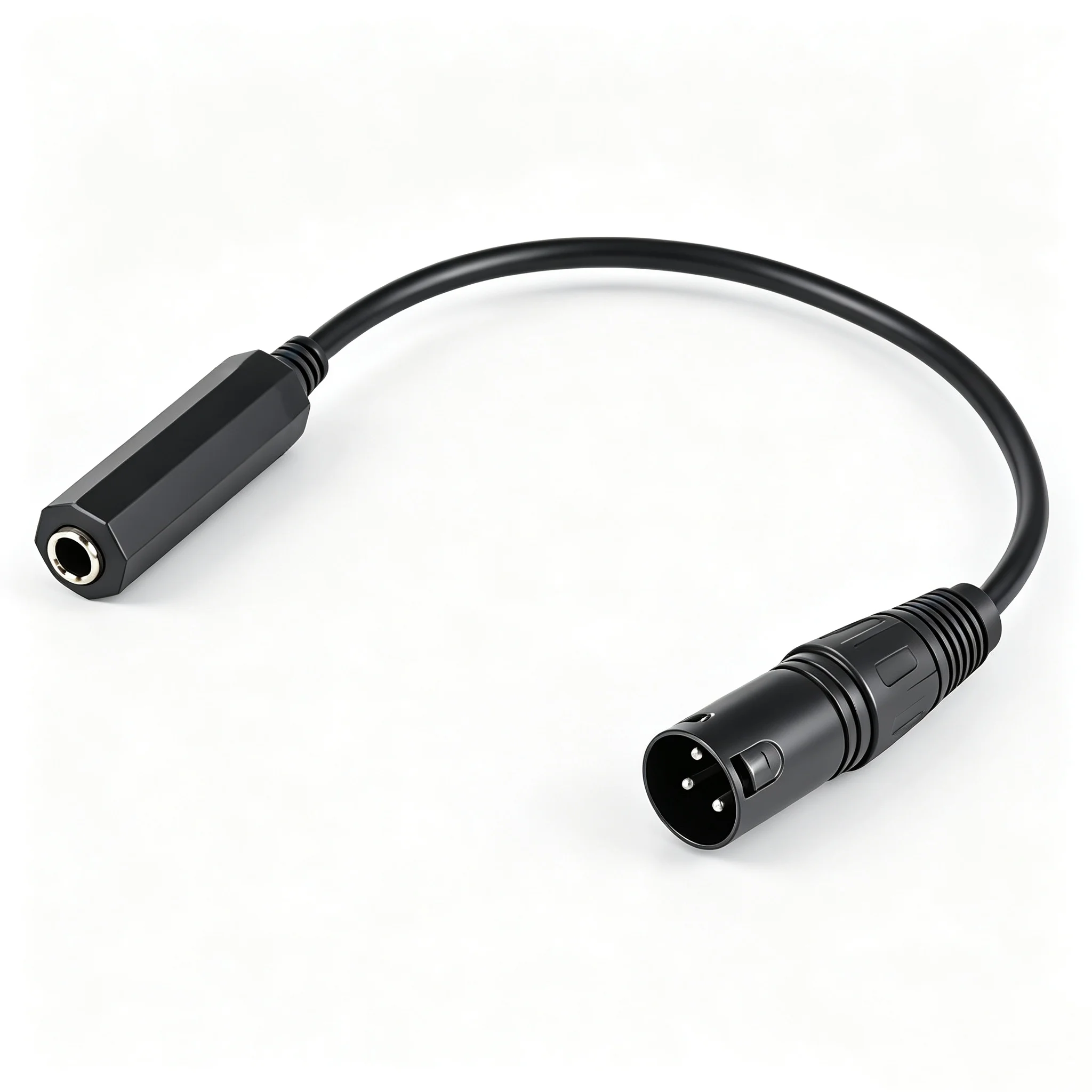 0.3m XLR 3-Pin Male to 1/4 Inch 6.35mm TRS Female Stereo Balanced Audio Cable Mic Audio Extension Cord for Mixer Amplifier
0.3m XLR 3-Pin Male to 1/4 Inch 6.35mm TRS Female Stereo Balanced Audio Cable Mic Audio Extension Cord for Mixer Amplifier