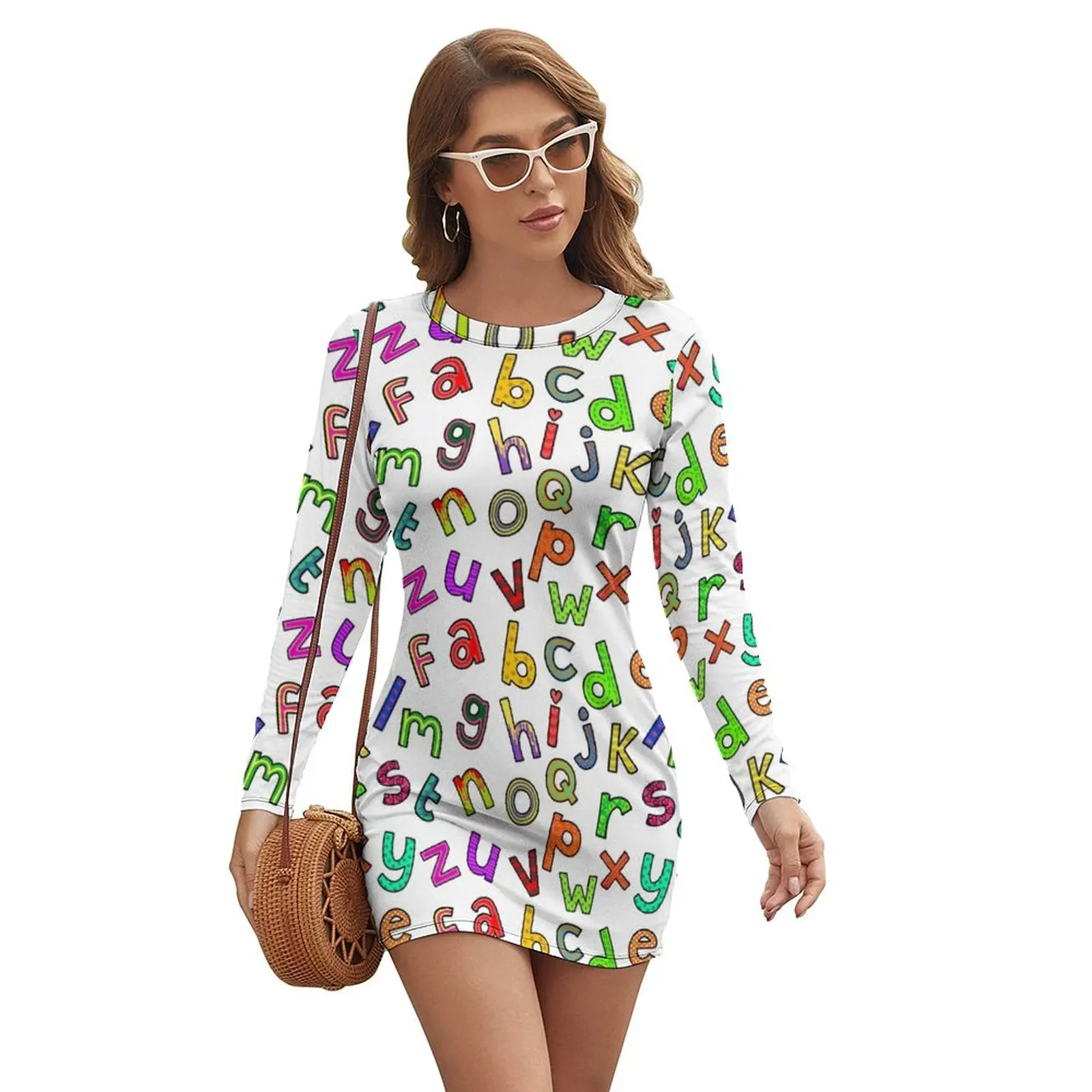 Alphabet Lettering Doodle Font Long-sleeved Dress dress dresses Women's summer skirt womens dress long dresses for women
Alphabet Lettering Doodle Font Long-sleeved Dress dress dresses Women's summer skirt womens dress long dresses for women