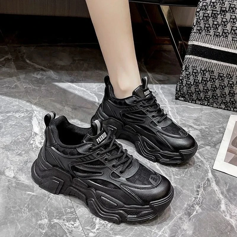 Women's Mesh Casual Sports Shoes Dad Style 2025 Summer New Breathable Thin Lightweight Thick Sole Versatile Ins Trendy
Women's Mesh Casual Sports Shoes Dad Style 2025 Summer New Breathable Thin Lightweight Thick Sole Versatile Ins Trendy