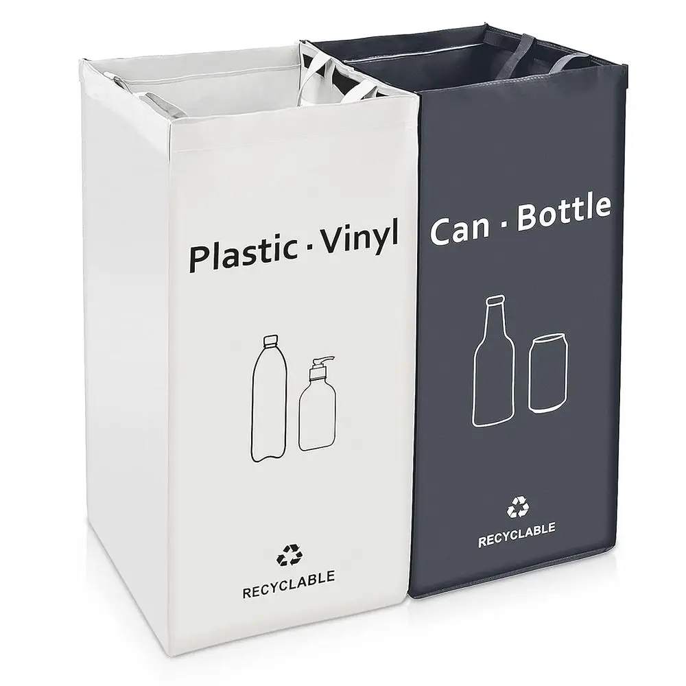 Indoor Dual-Bin Recycling System: Large Capacity, Durable, Washable, Affordable
Indoor Dual-Bin Recycling System: Large Capacity, Durable, Washable, Affordable