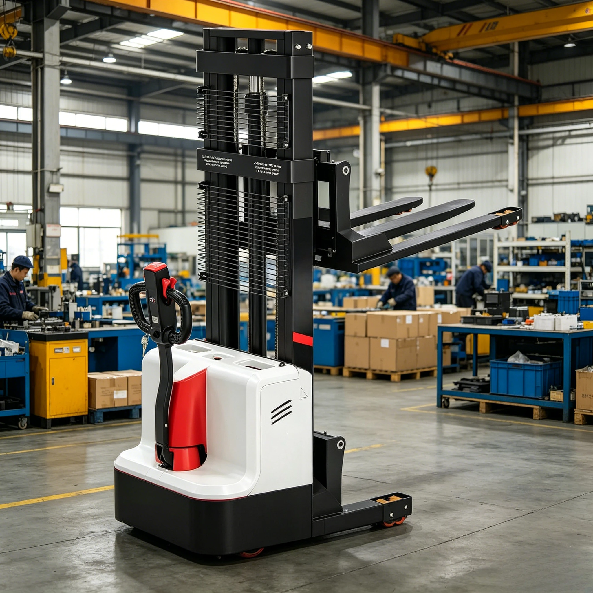 High-Performance CDD15/20D Electric Stacker with 1500/2000kg Load 600mm Load Center 24V/120V-Ah Battery Stacker Customized
High-Performance CDD15/20D Electric Stacker with 1500/2000kg Load 600mm Load Center 24V/120V-Ah Battery Stacker Customized