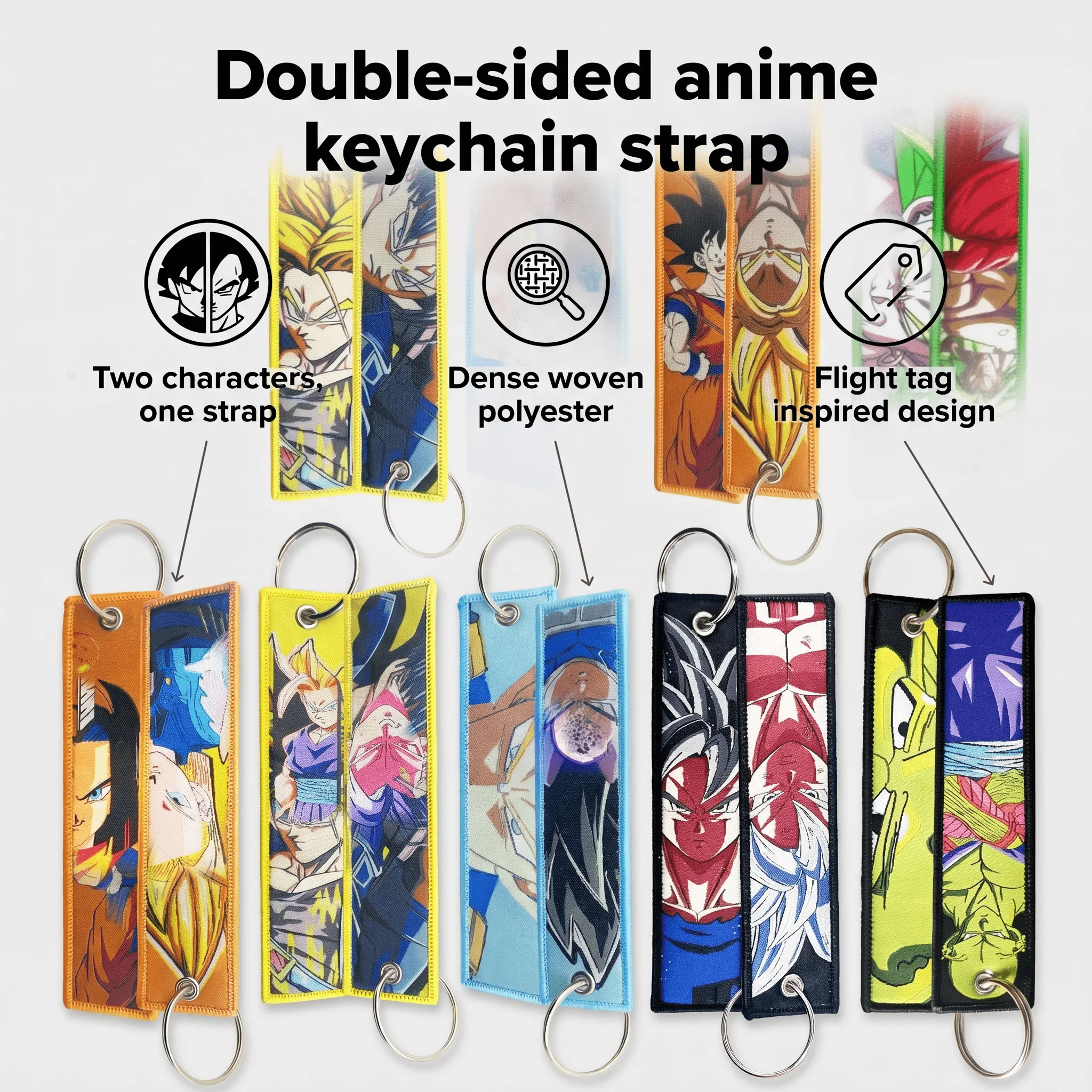 Dragon Ball Embroidery Cool Keychain Lanyard Anime Manga Series Badge Holder USB Pendant Portable Key Lanyard Accessories
Dragon Ball Embroidery Cool Keychain Lanyard Anime Manga Series Badge Holder USB Pendant Portable Key Lanyard Accessories