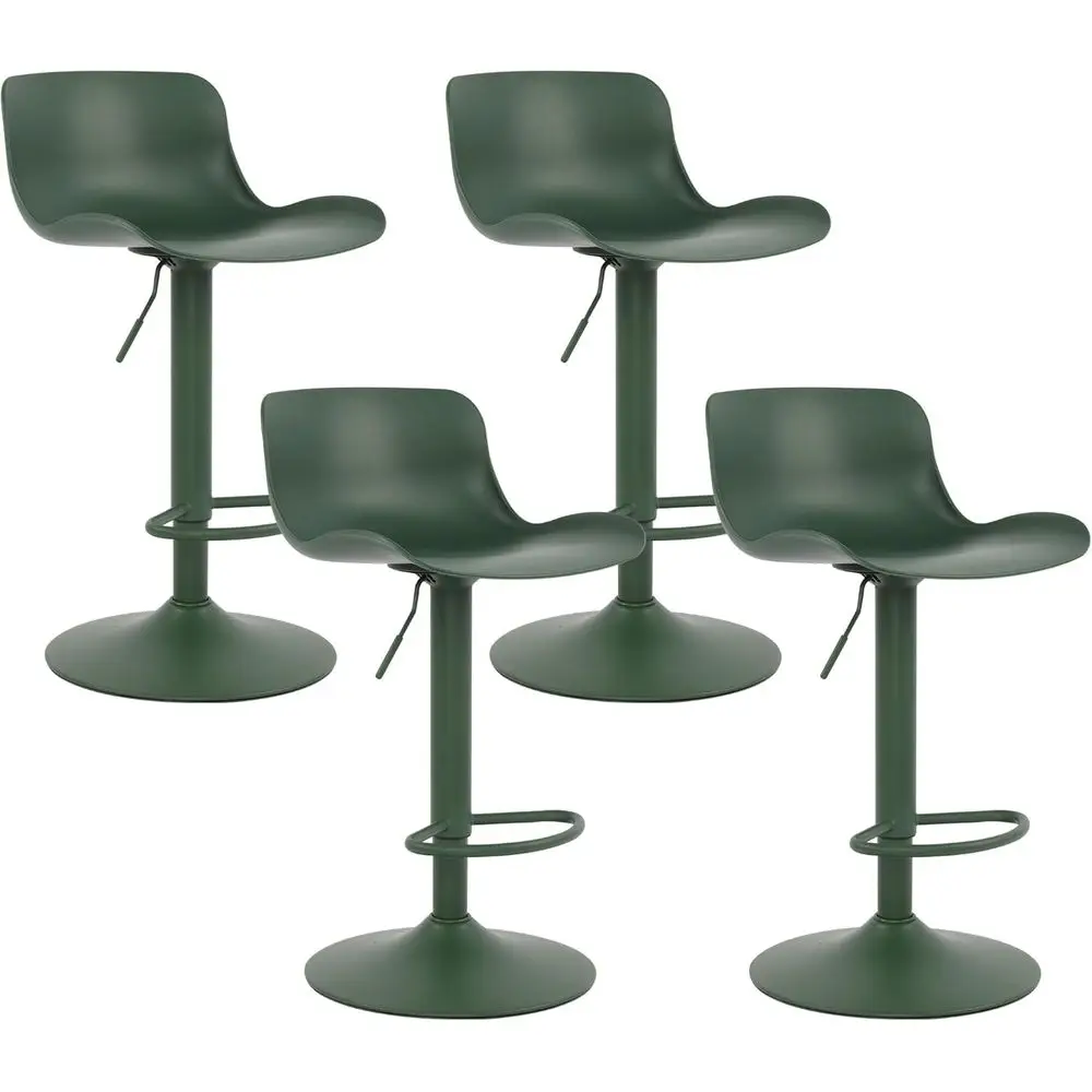 Green Swivel Plastic Shell Back Counter Height Bar Stools Set of 4
Green Swivel Plastic Shell Back Counter Height Bar Stools Set of 4