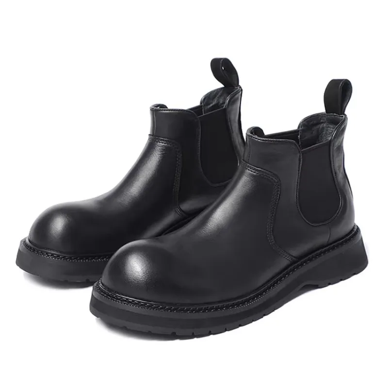Винтажные деловые ботинки на платформе из натуральной кожи, мужская обувь, повседневные рабочие ботинки челси на толстой подошве, деловые уличные походные ботинки челси, мужские
Винтажные деловые ботинки на платформе из натуральной кожи, мужская обувь, повседневные рабочие ботинки челси на толстой подошве, деловые уличные походные ботинки челси, мужские