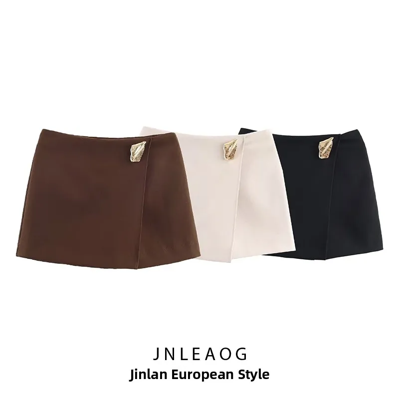 JNLEAOG Новые осенние женские модные универсальные юбка-брюки асимметричного дизайна из полиэстера, короткие брюки для женщин, премиум-класс
JNLEAOG Новые осенние женские модные универсальные юбка-брюки асимметричного дизайна из полиэстера, короткие брюки для женщин, премиум-класс