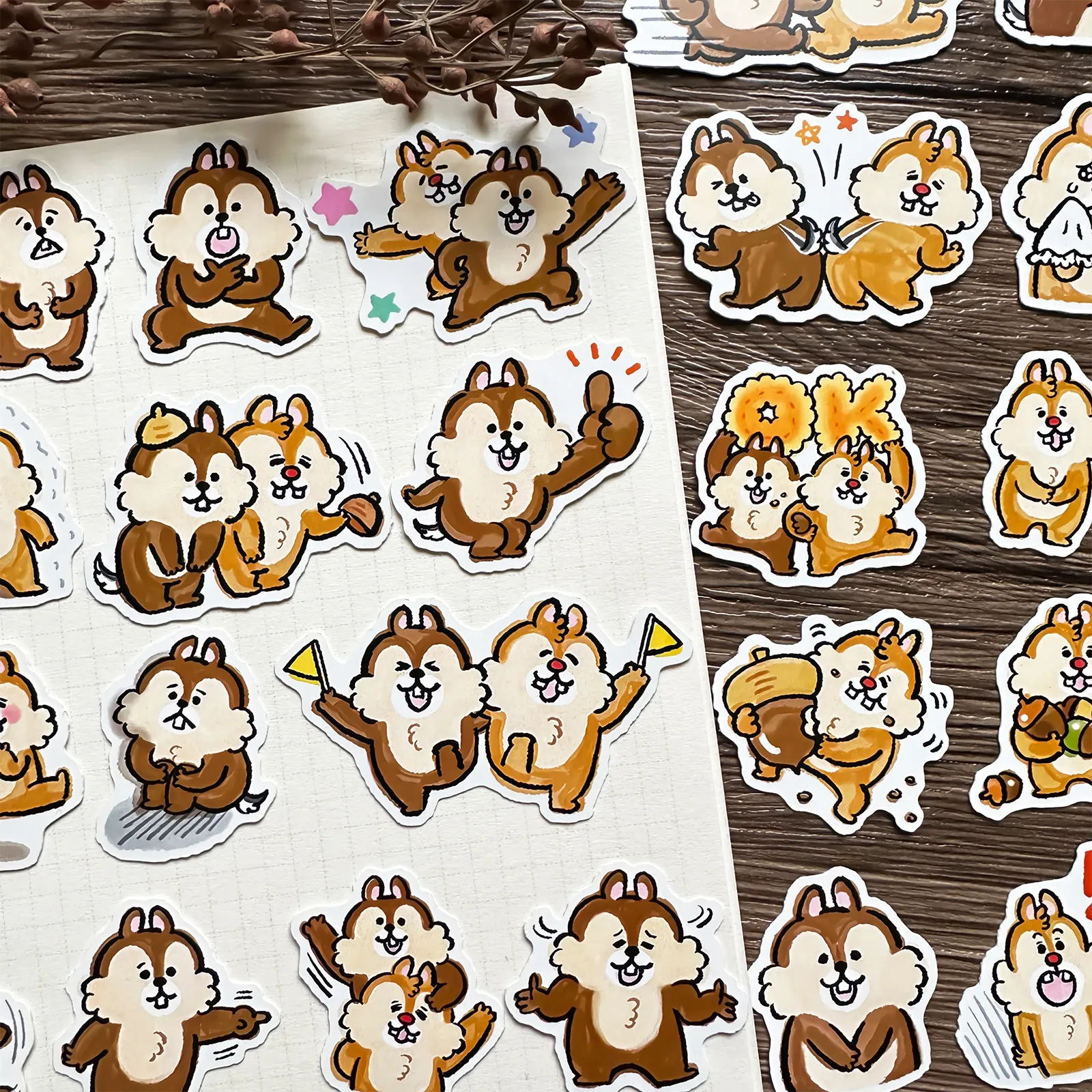 Cute Chip n Dale Squirrel Cartoon Animal Stickers Decorative for Journal Phone Guka Notebook DIY Craft
Cute Chip n Dale Squirrel Cartoon Animal Stickers Decorative for Journal Phone Guka Notebook DIY Craft