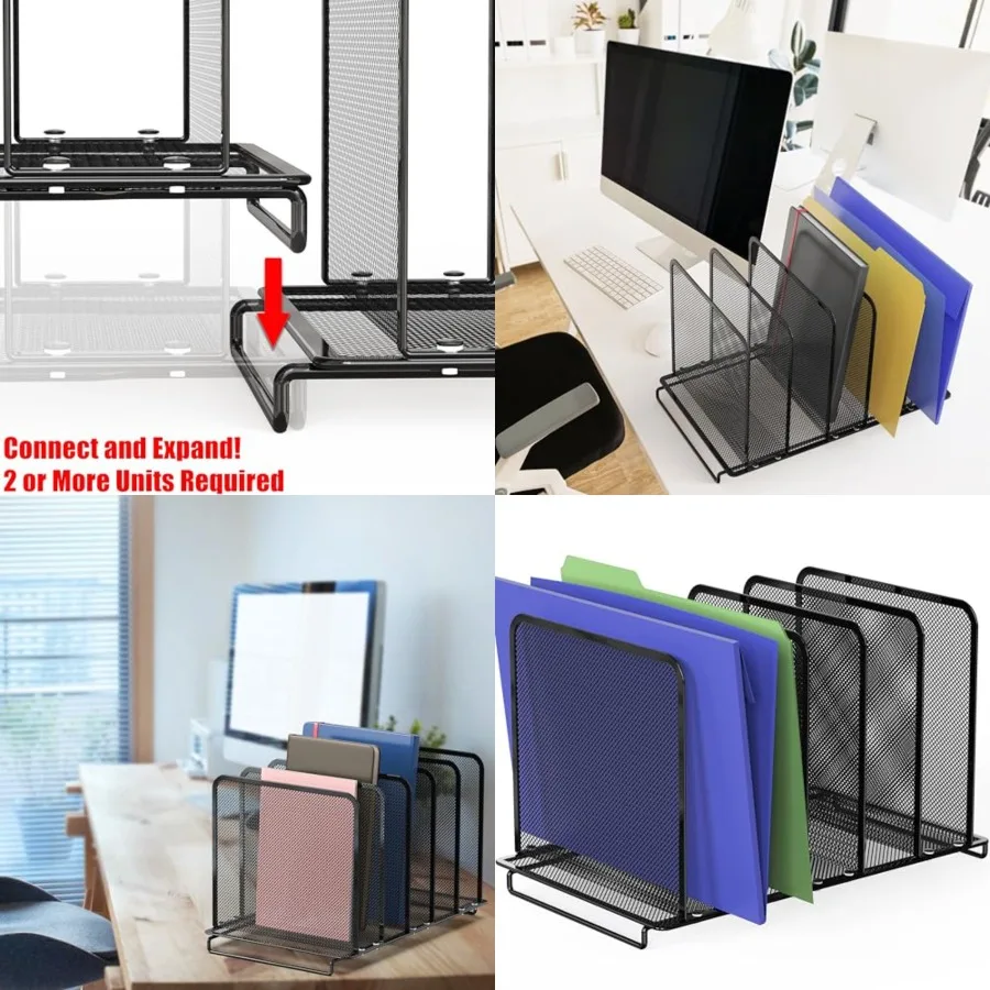 Expandable 5 Section Upright File Sorter Organizer
Expandable 5 Section Upright File Sorter Organizer