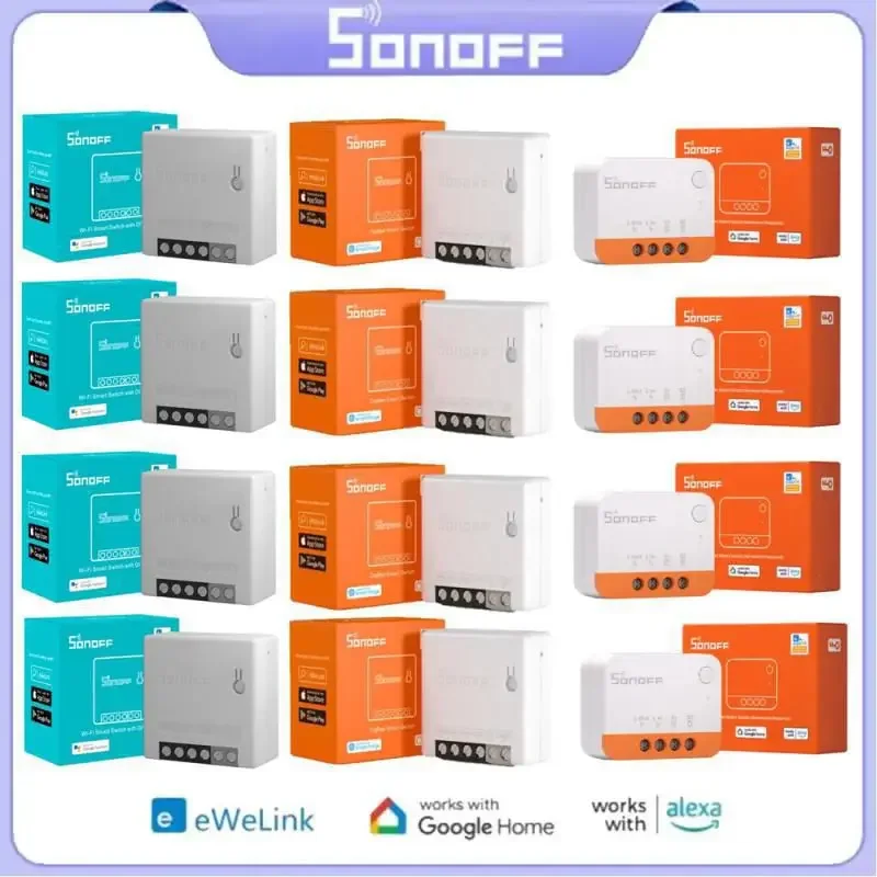 Мини-переключатель SONOFF MINI R2/ZBMINI/телефон с голосовым управлением, умный переключатель Zigbee/WiFi, управление через Alexa eWelink Google Home
Мини-переключатель SONOFF MINI R2/ZBMINI/телефон с голосовым управлением, умный переключатель Zigbee/WiFi, управление через Alexa eWelink Google Home