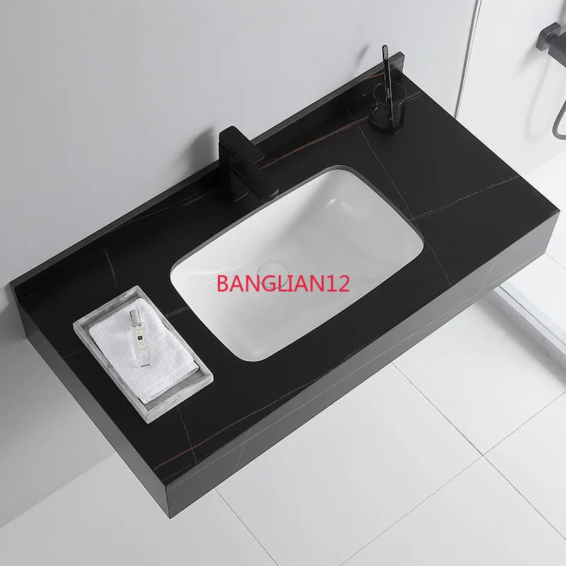 Slate wash basin Seamless wall-mounted integrated washbasin
Slate wash basin Seamless wall-mounted integrated washbasin