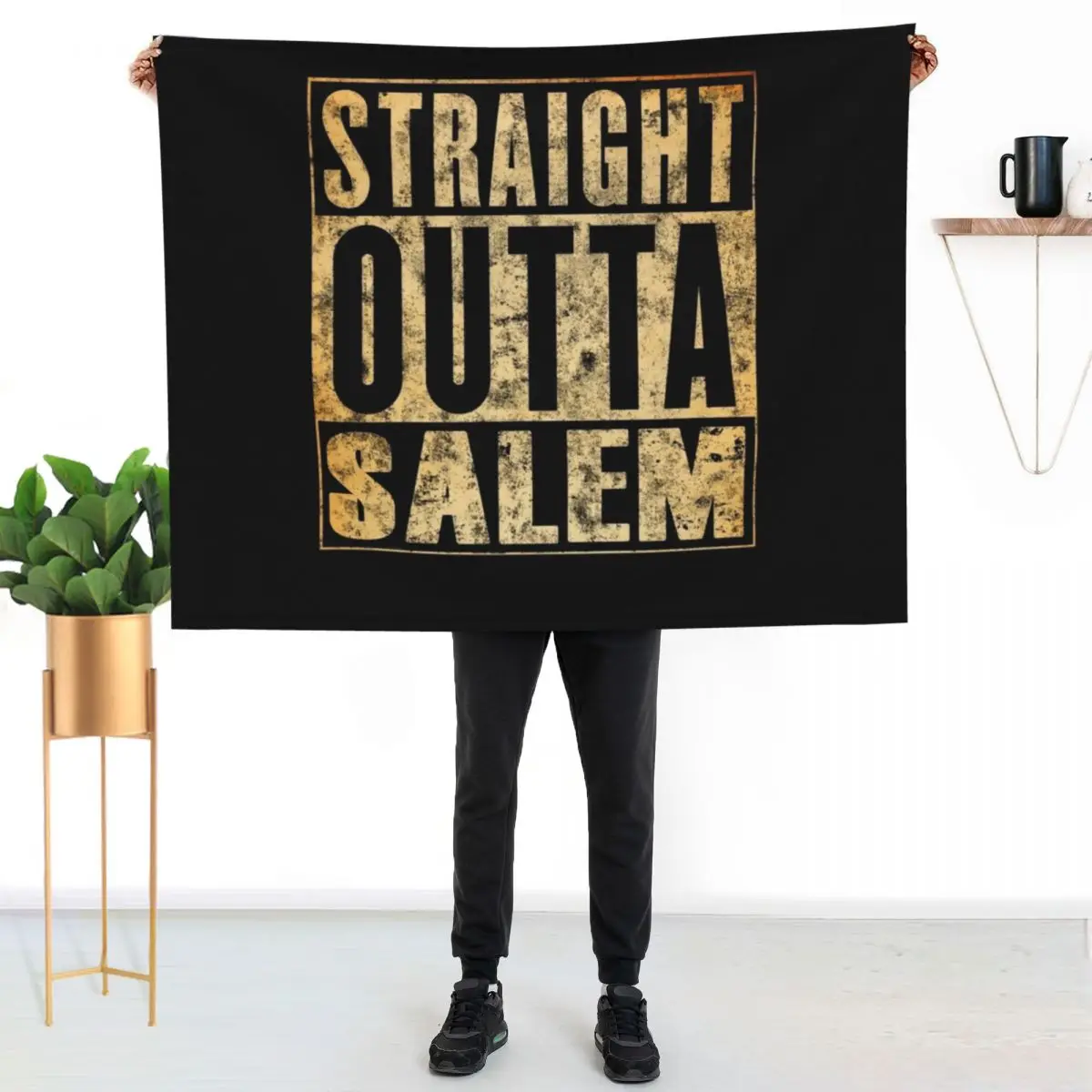 Straight Outta Salem Throw Blanket Ultra Plush Cozy Blanket for Napping Sleeping
Straight Outta Salem Throw Blanket Ultra Plush Cozy Blanket for Napping Sleeping