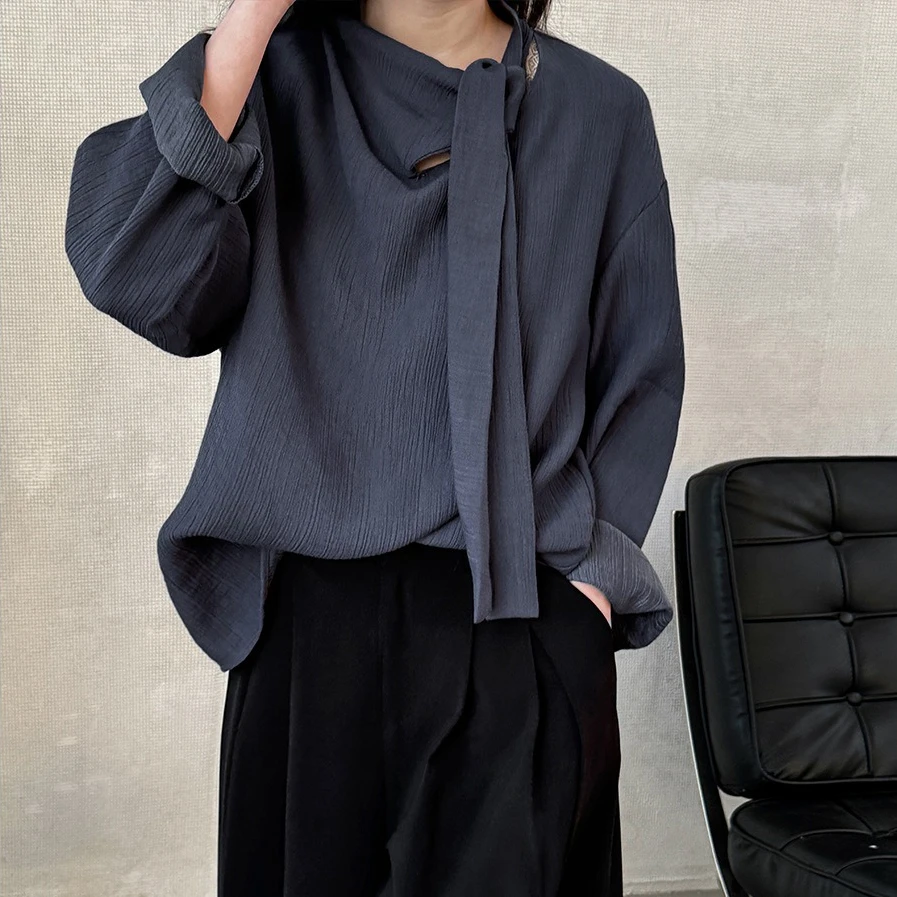 Blouses Women Shirt Vintage Full Sleeve Tops Lace Up Round Neck Casual Y2k Streetwear Elegant Splice Work Shirts 2026 Spring
Blouses Women Shirt Vintage Full Sleeve Tops Lace Up Round Neck Casual Y2k Streetwear Elegant Splice Work Shirts 2026 Spring