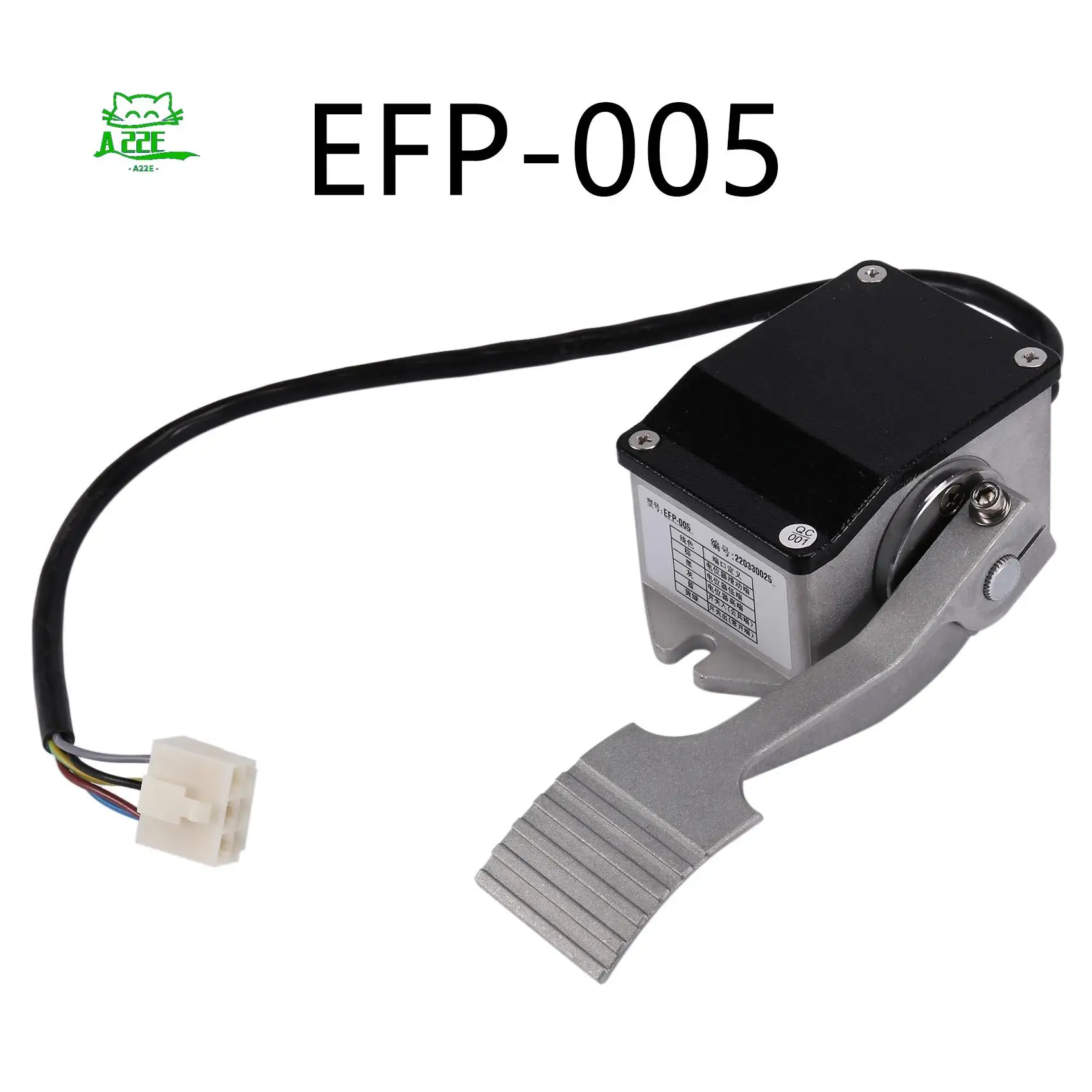 A22E-Forklift Throttle Foot EFP-005 0-5K Electric Accelerator For EV Curtis Throttle Pedal
A22E-Forklift Throttle Foot EFP-005 0-5K Electric Accelerator For EV Curtis Throttle Pedal
