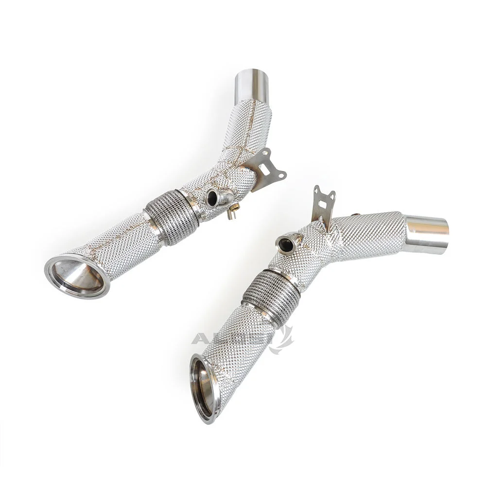 High-flow Downpipe Converter for Ferrari Spider SF90 3.9T V8 2019-2023 Exhaust Free-flow Pipe Exhaust Insulation Power Upgrade
High-flow Downpipe Converter for Ferrari Spider SF90 3.9T V8 2019-2023 Exhaust Free-flow Pipe Exhaust Insulation Power Upgrade