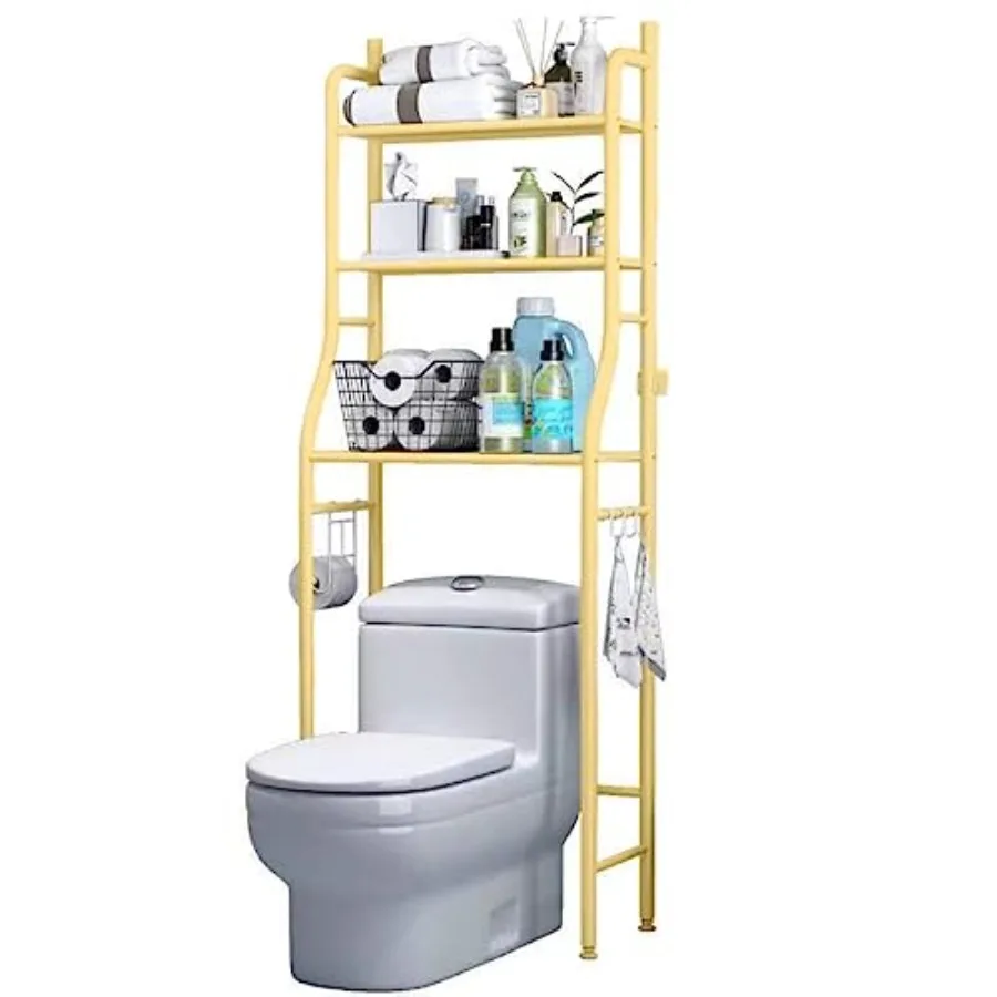 3-Shelf Bathroom Organizer Over The Toilet, Bathroom Spacesaver
3-Shelf Bathroom Organizer Over The Toilet, Bathroom Spacesaver