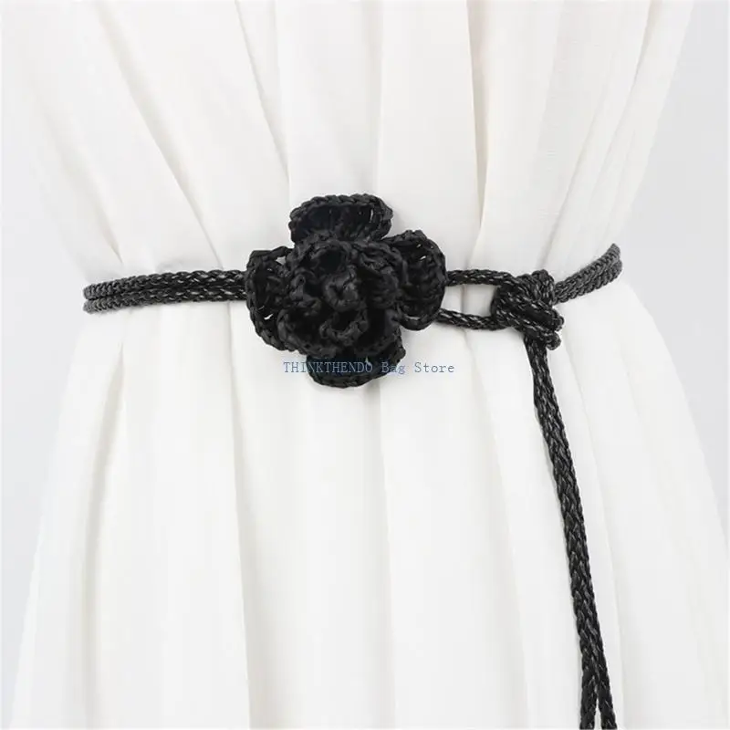 340D Adjustable Length Vintage Flower Waist Rope Knotted Dress Belt for Various Waist Styling in Special Occasion and Daily
340D Adjustable Length Vintage Flower Waist Rope Knotted Dress Belt for Various Waist Styling in Special Occasion and Daily