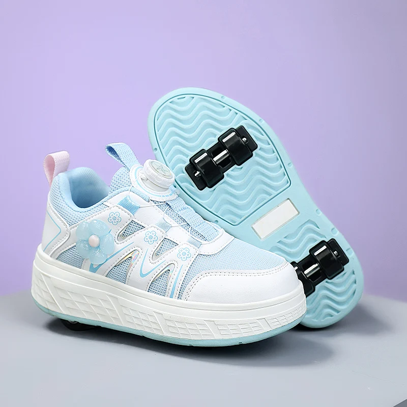 High-quality Kids Roller Skates Are Stylish Wearable and Two-wheeled Detachable Sneakers Cool Children's Outdoor Casual Shoes
High-quality Kids Roller Skates Are Stylish Wearable and Two-wheeled Detachable Sneakers Cool Children's Outdoor Casual Shoes