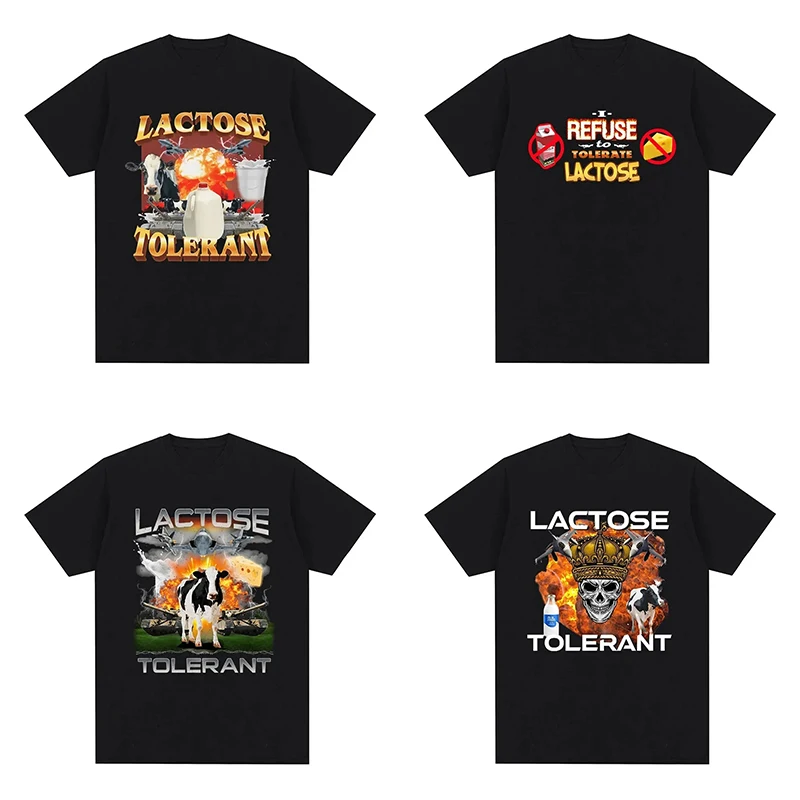 Lactose Resistant Pattern Printed T-shirt for Women's Retro Fashion Short Sleeved T-shirt Casual and Comfortable Large T-shirt
Lactose Resistant Pattern Printed T-shirt for Women's Retro Fashion Short Sleeved T-shirt Casual and Comfortable Large T-shirt