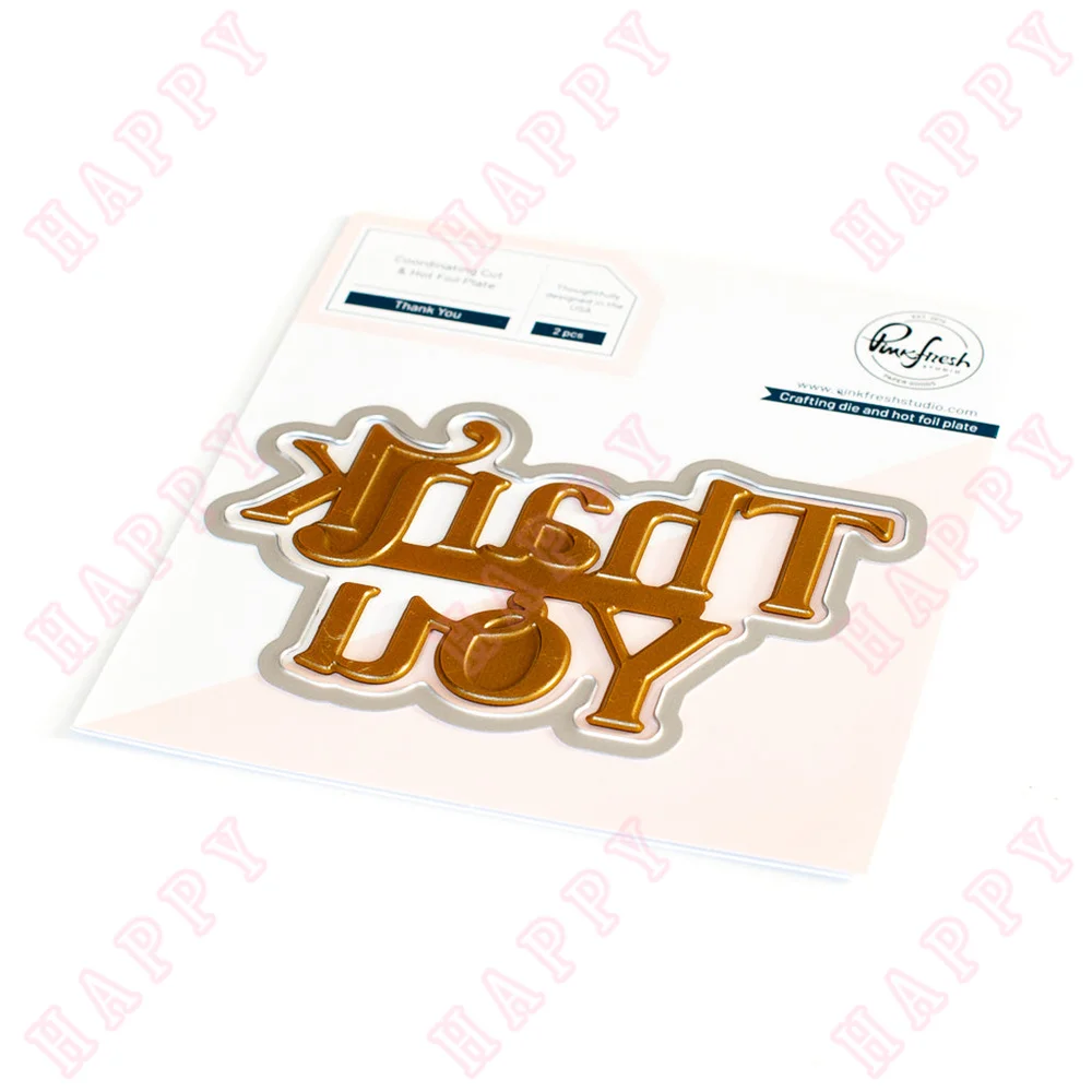 Metal Cutting Thank You Hot Foil And Die DIY Scrapbooking Paper Diary Decoration Manual Handmade For 2023 Embossing Template New
Metal Cutting Thank You Hot Foil And Die DIY Scrapbooking Paper Diary Decoration Manual Handmade For 2023 Embossing Template New