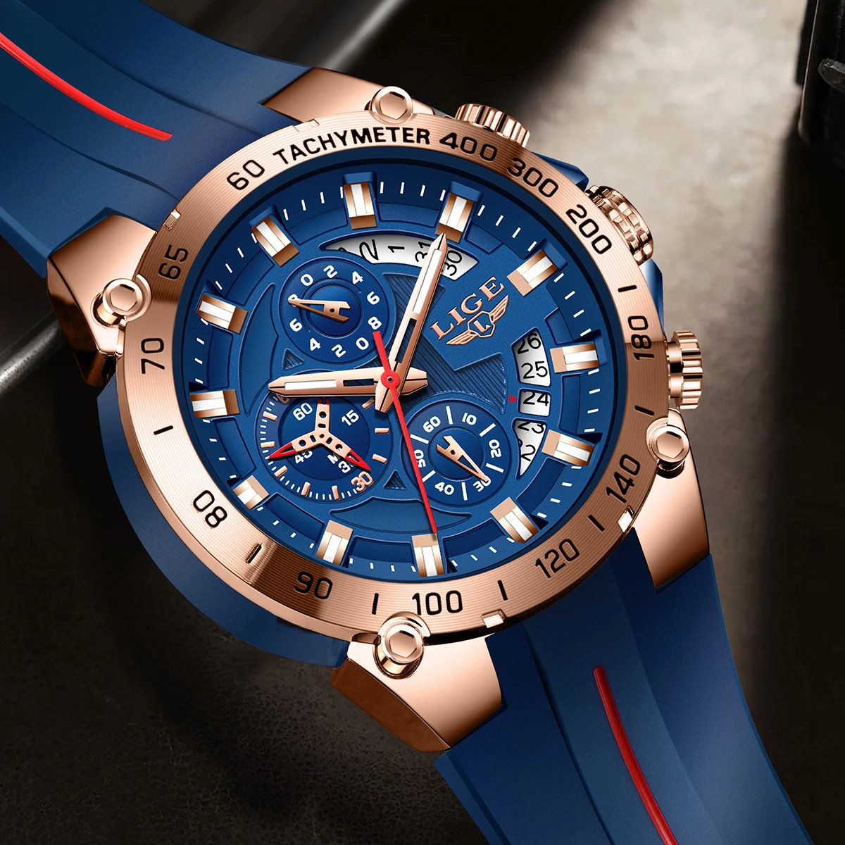 LIGE Fashion Leisure Watches Waterproof Luminous Date Fashion Men Clock Chronograph Male Wristwatches Relogio Masculino
LIGE Fashion Leisure Watches Waterproof Luminous Date Fashion Men Clock Chronograph Male Wristwatches Relogio Masculino