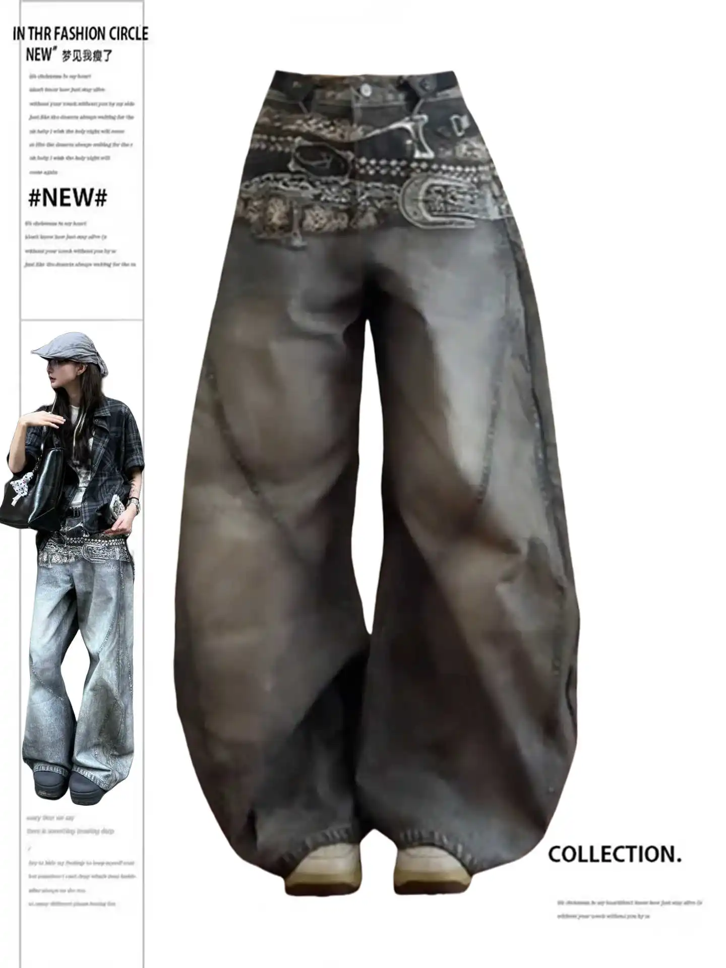 Женские синие мешковатые джинсы-карго Y2k, джинсовые брюки в японском стиле 2000-х годов с вышивкой, винтажные джинсовые брюки большого размера в стиле Харадзюку, одежда 
Женские синие мешковатые джинсы-карго Y2k, джинсовые брюки в японском стиле 2000-х годов с вышивкой, винтажные джинсовые брюки большого размера в стиле Харадзюку, одежда