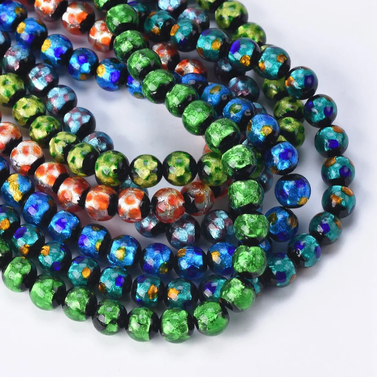 5pcs Round 12mm Foil Pattern Handmade Lampwork Glass Loose Beads for Jewelry Making DIY Crafts Findings
5pcs Round 12mm Foil Pattern Handmade Lampwork Glass Loose Beads for Jewelry Making DIY Crafts Findings